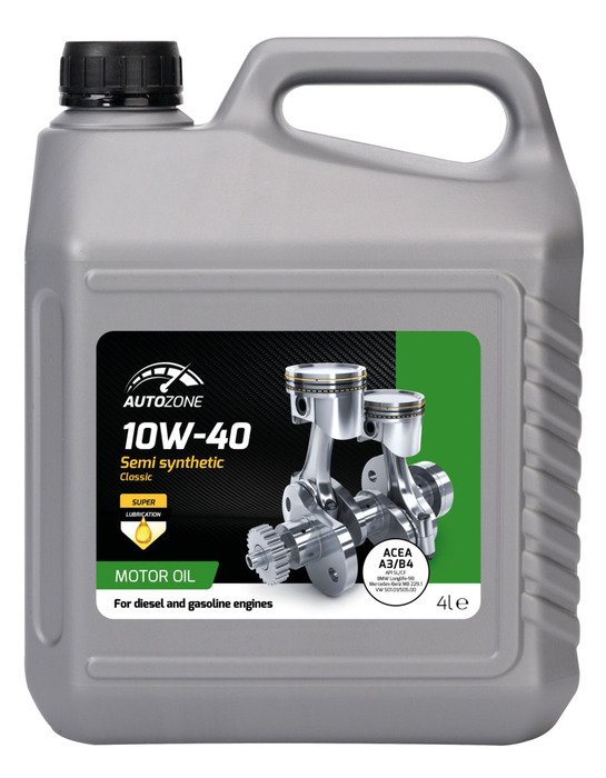 Motorolja Semisyntestisk 10W-40 4 L Autozone